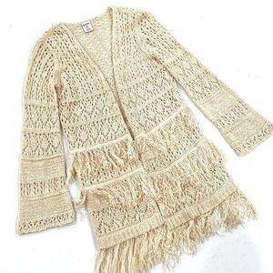 Girls VINTAGE Crochet duster size 10/12